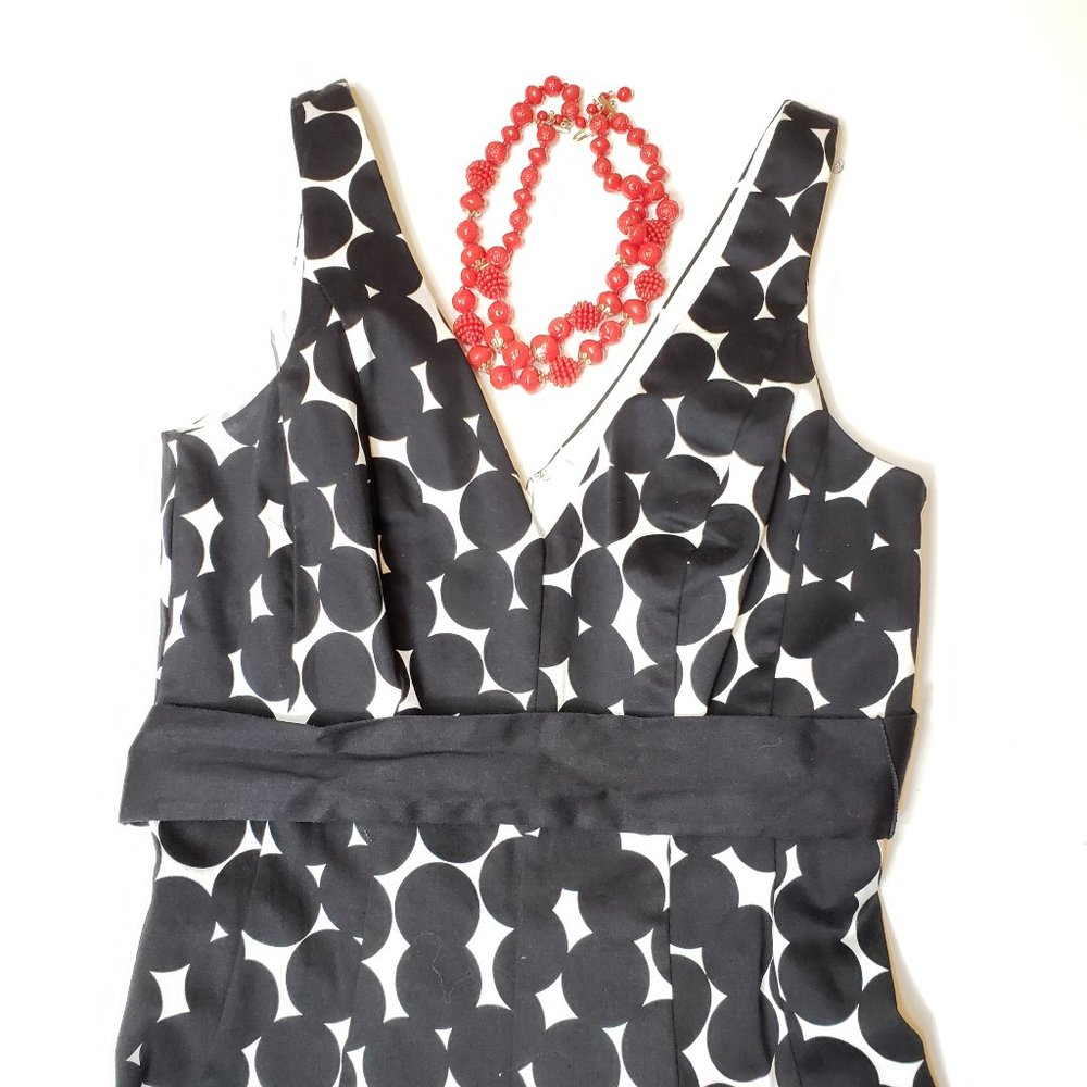 Nine West Polka Dot Swing Dress, 2 - Picture 2 of 8